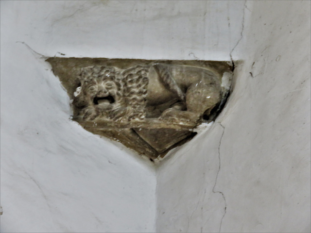 lacock church, wilts (59) nave detail c15