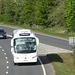 Prospect Coaches (Megabus contractor) PR71 MEG on the A11 near Red Lodge - 7 May 2022 (P1110485)