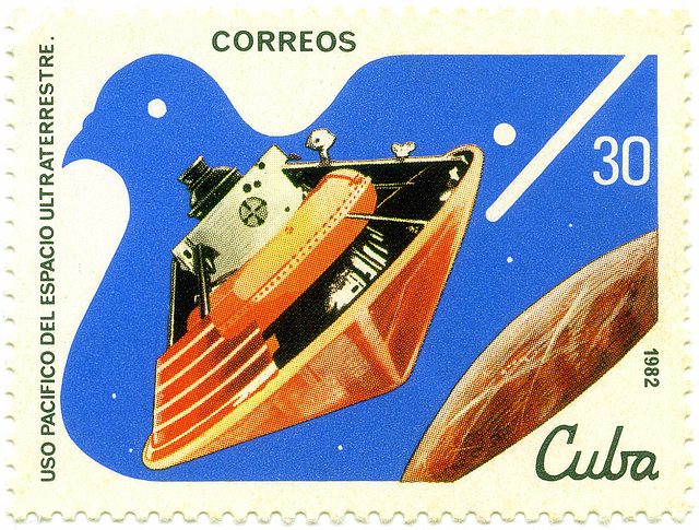 Cuba UFO Stamp 1982