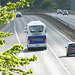 Prospect Coaches (Megabus contractor) PR71 MEG on the A11 near Red Lodge - 7 May 2022 (P1110489)
