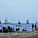 la parade des voiliers dans la rade the parade of sailing ships in the harbour