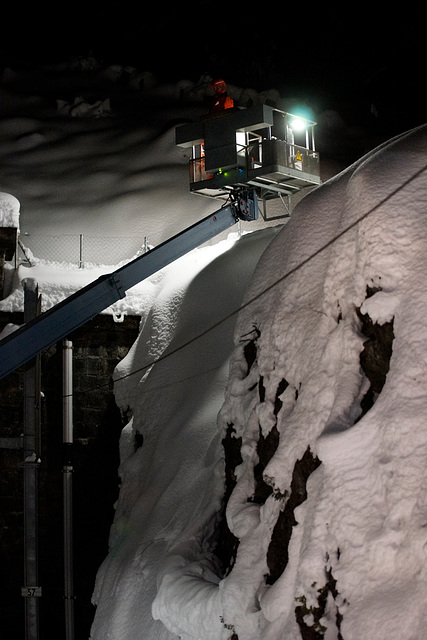 Night work Ticino Airolo (2017)