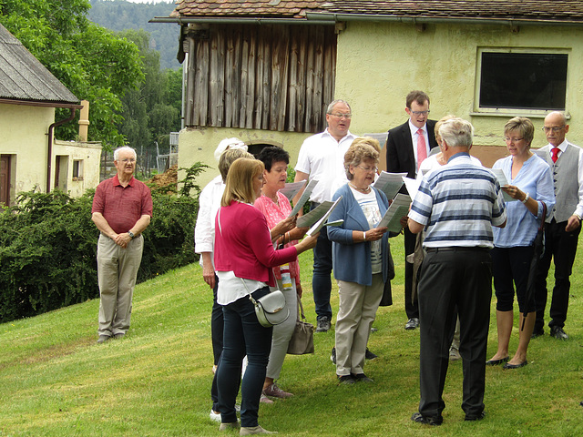 Mitglieder des Kirchenchores Rappenbügl