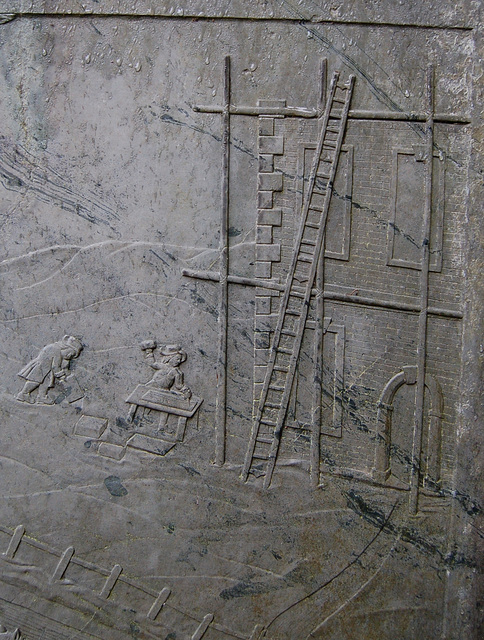 Detail of a tomb in Swithland Churchyard, Leicestershire