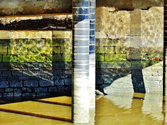 Shadows and Reflections Under The Bridge