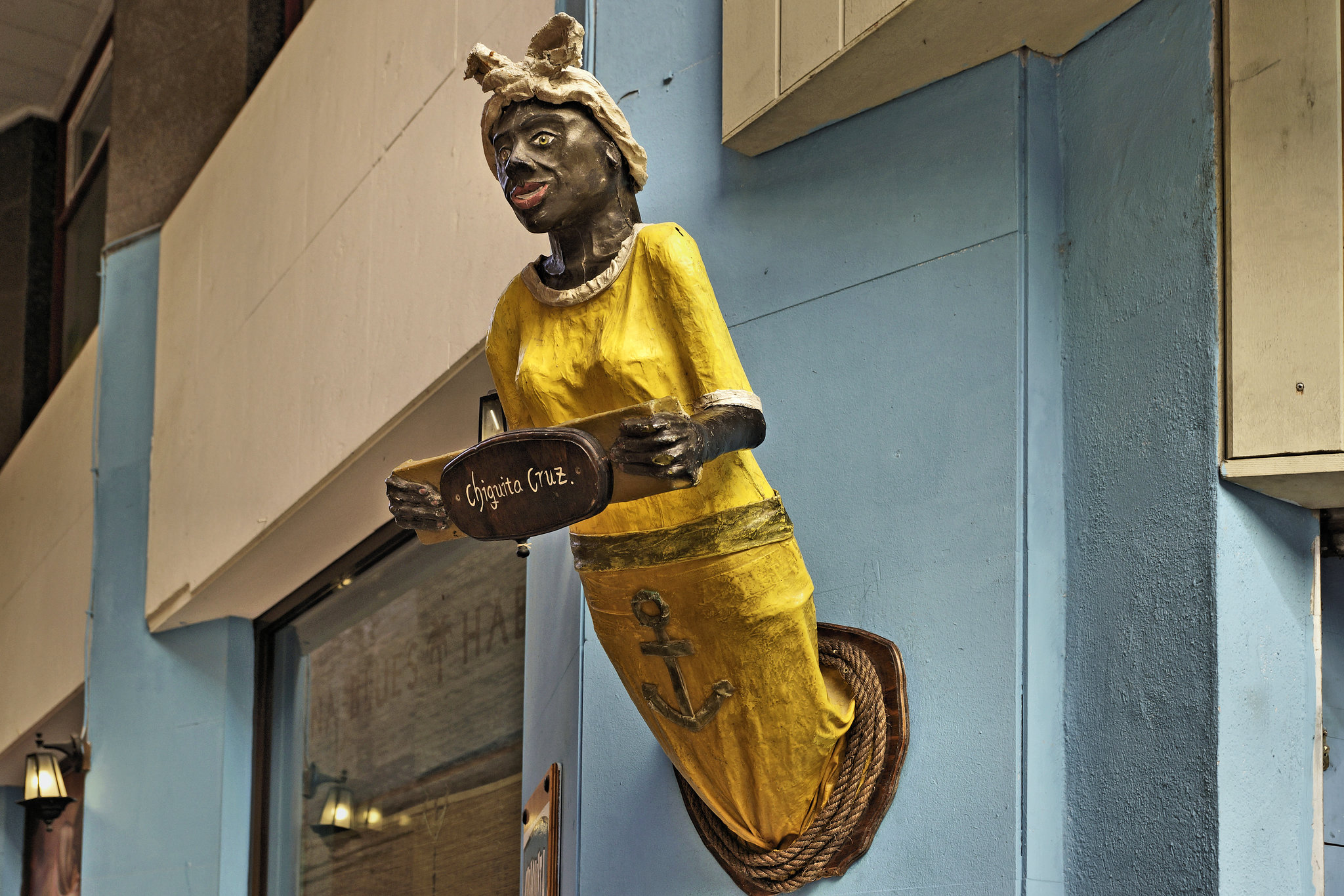 Chiquita Cruz Figurehead – Plaza de los Flores, Málaga, Andalucía, Spain