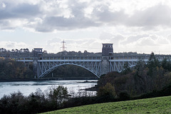 The Britannia bridge