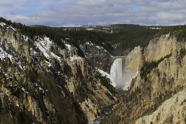 Lower Yellowstone Falls from Artist's Point