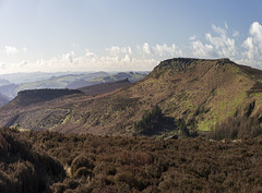 Carl Wark and Higger Tor panorama; x2 vertical exaggeration Carl Wark and Higger Tor panorama; x2 vertical exaggeration