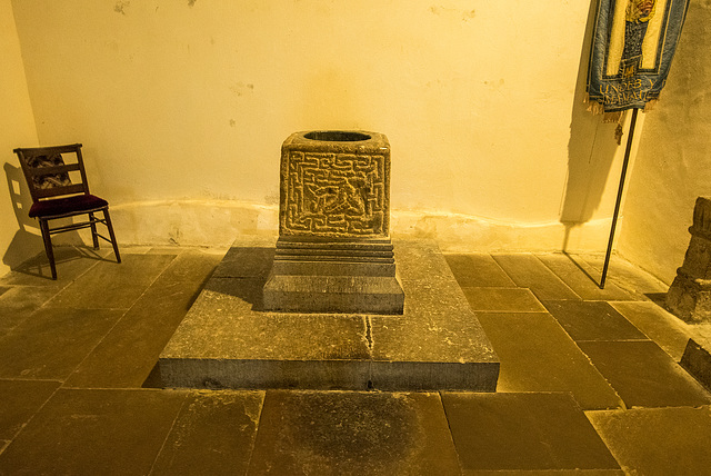 The church font