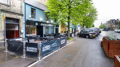 St Andrews Brewing Co. in the Rain