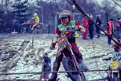 Cresting a hill - Boxing Day Scramble 1982 - 8b