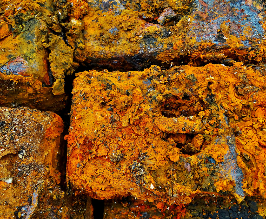 Brick Ballast from a dismantled boat