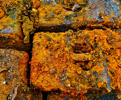 Brick Ballast from a dismantled boat
