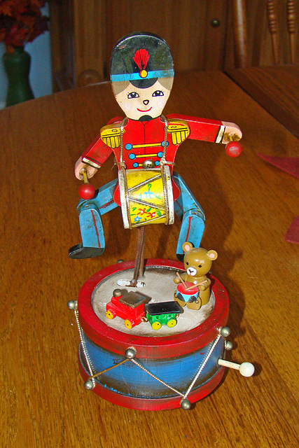 Jumping jack music box