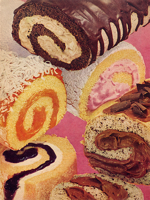 Cake Roll Photo, 1958