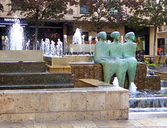 Fountain Bench Trio