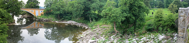 The New bridge over the river Lune at Kirkby Lonsdale