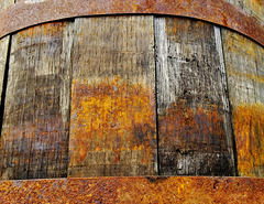 Water Barrel. The Rust