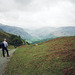 Looking towards Rosthwaite from Puddingstone Bank (Scan from May 1991)