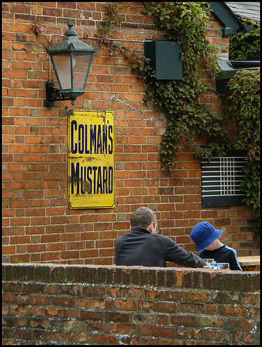 Colman's Mustard sign