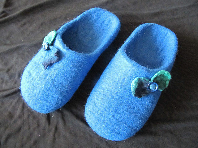 felted slippers