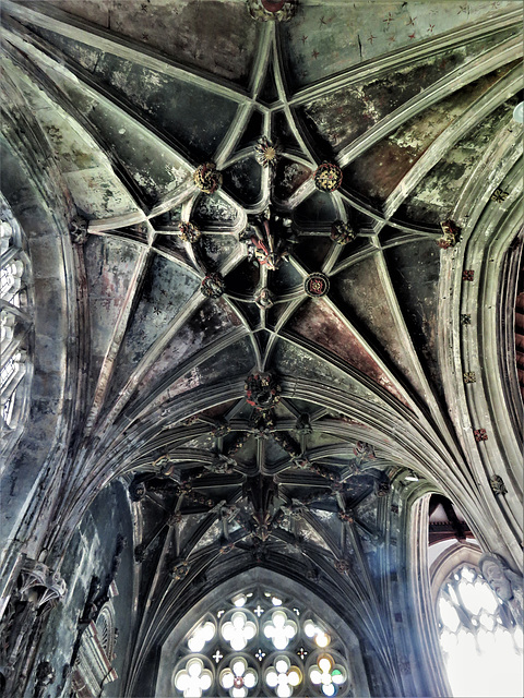 lacock church, wilts (51) c15 n.e. chapel detail c