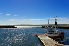 am Hafen von Hvammstangi am Miðfjörður inl der Húnaflói-Bucht (© Buelipix)