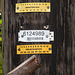Utility Pole with Three Labels