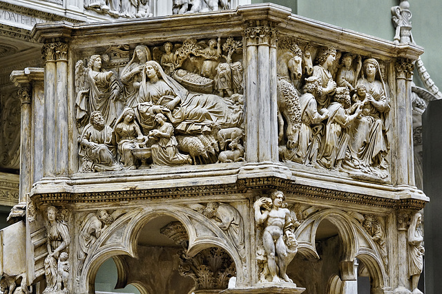 Scenes from the Nativity – Weston Cast Court, Victoria and Albert Museum, South Kensington, London, England