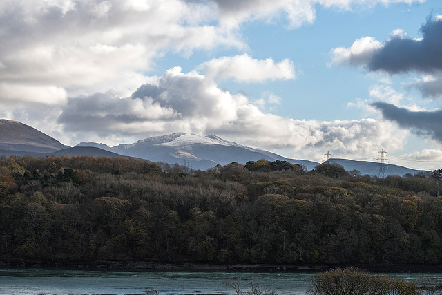 The Menai straits with Snowdonia in the background2