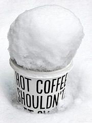 Cold coffee...