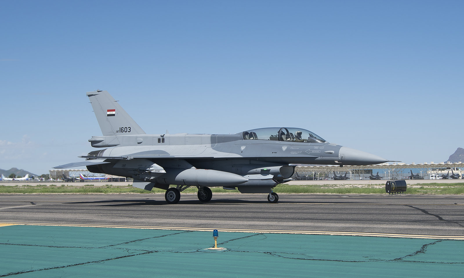 Iraqi Air Force Lockheed Martin F-16D Fighting Falcon 1603 (12-0018)