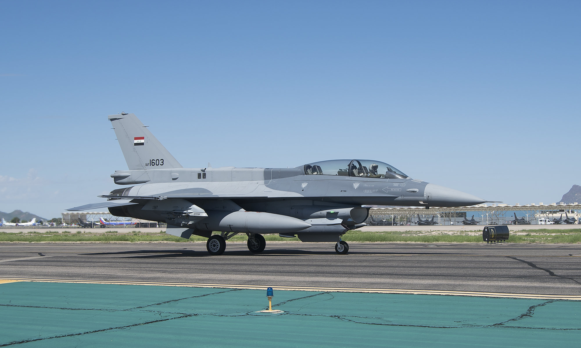 Iraqi Air Force Lockheed Martin F-16D Fighting Falcon 1603 (12-0018)