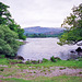 Looking from the eastern shore of Rydal Water towards Heron Island (Scan from May 1991)