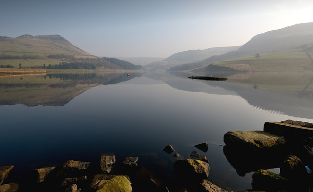 A hazy day at Dovestones