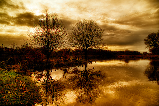 Abendstimmung an der Ems