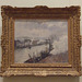 Steamboats in the Port of Rouen by Pissarro in the Metropolitan Museum of Art, May 2011