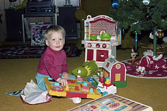Matthew Playing With His Presents