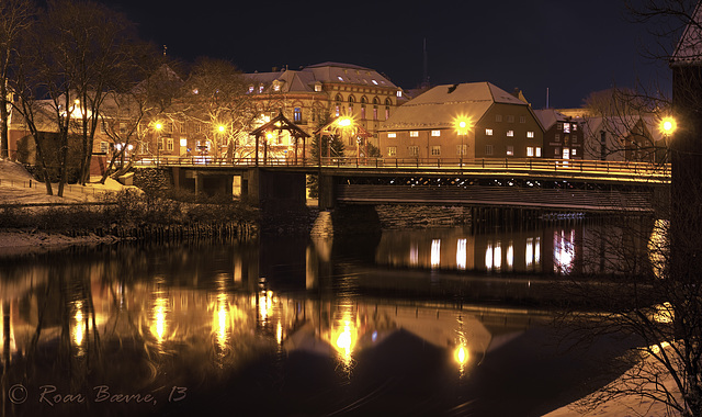 Gamle bybro, Trondheim, Norway.