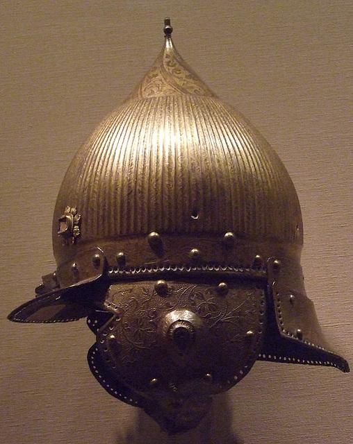 Zischagge Helmet in the Metropolitan Museum of Art, April 2011