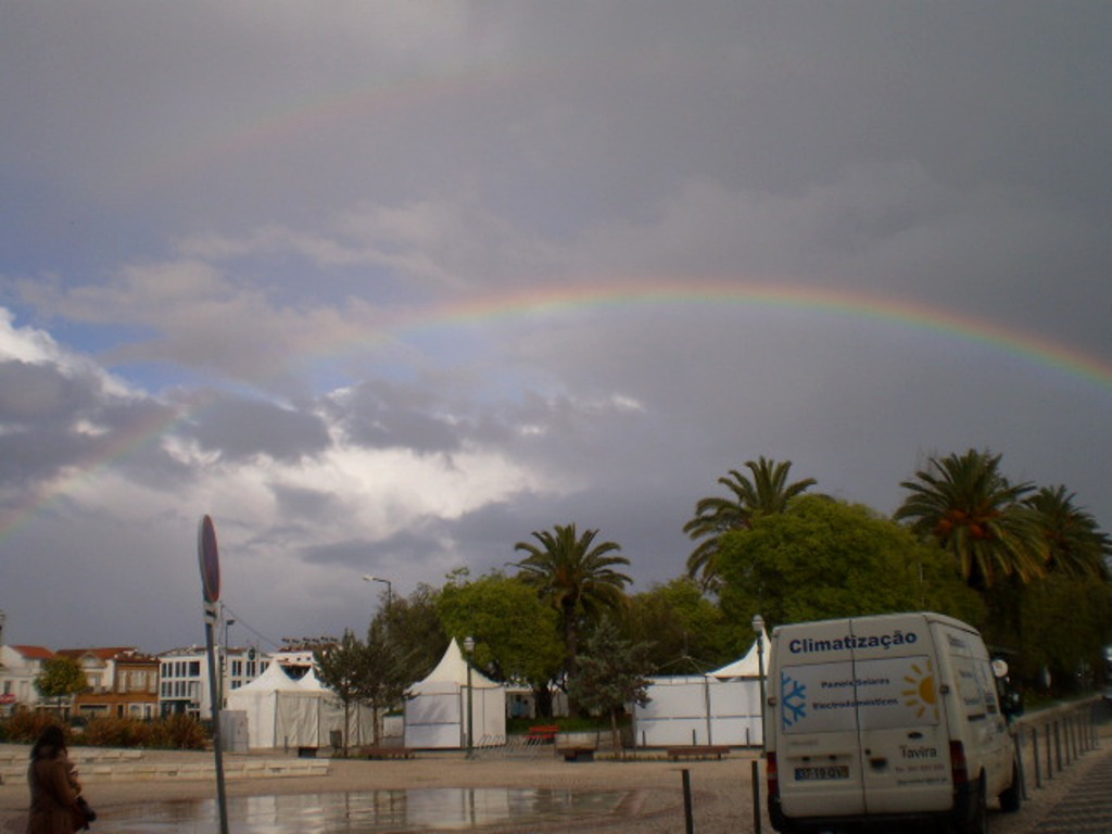 Double rainbow.