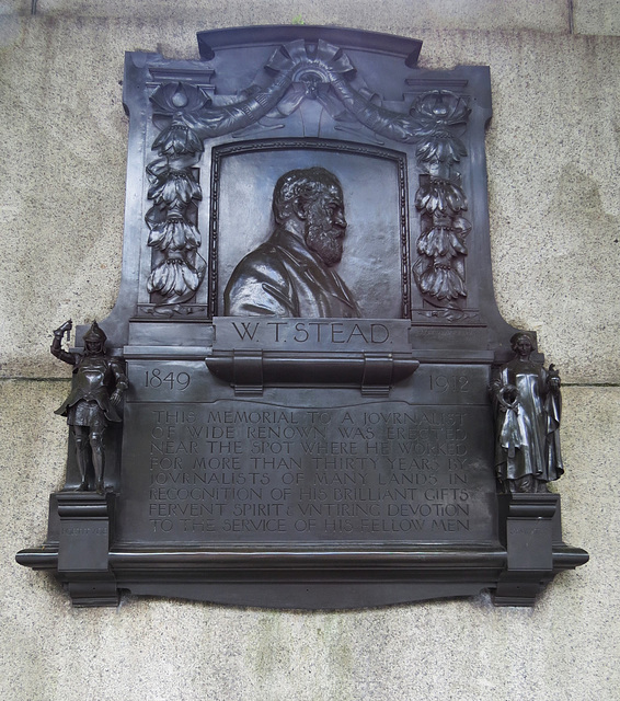 stead memorial, embankment, london