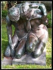 "UNKNOWN TITLE" (but it seems an Adam and Eve figuration, I say)