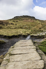 Packhorse Bridge and Carl Wark