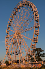 Riesenrad in der Abendsonne zum Zweiten