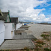 Beach huts at Chippel Bay, Lyme regis