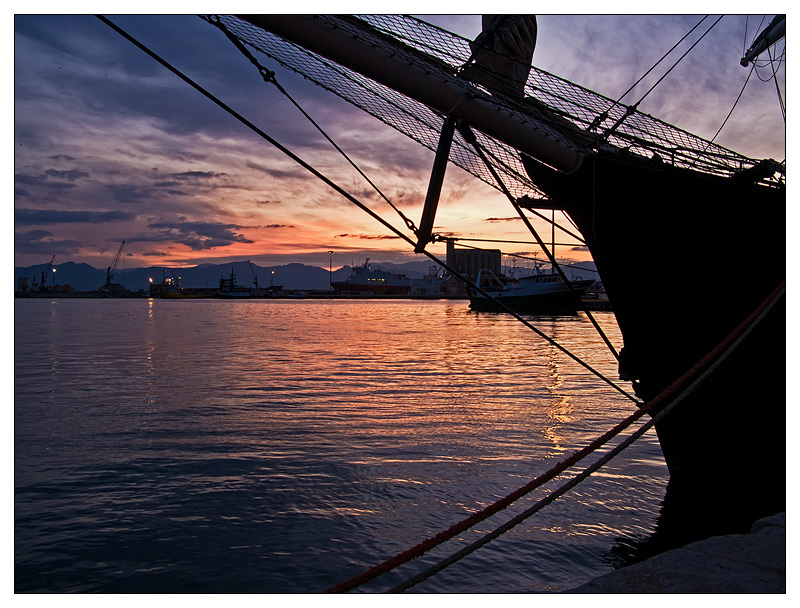 Sunset at the Harbour