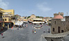 Ippokratous Square in the Old Town of Rhodes