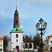 Glückstadt, Kirche und Marktkandelaber